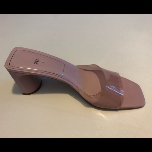 Zara | Lavender Block Mule Sandal NWOT - Picture 9 of 12